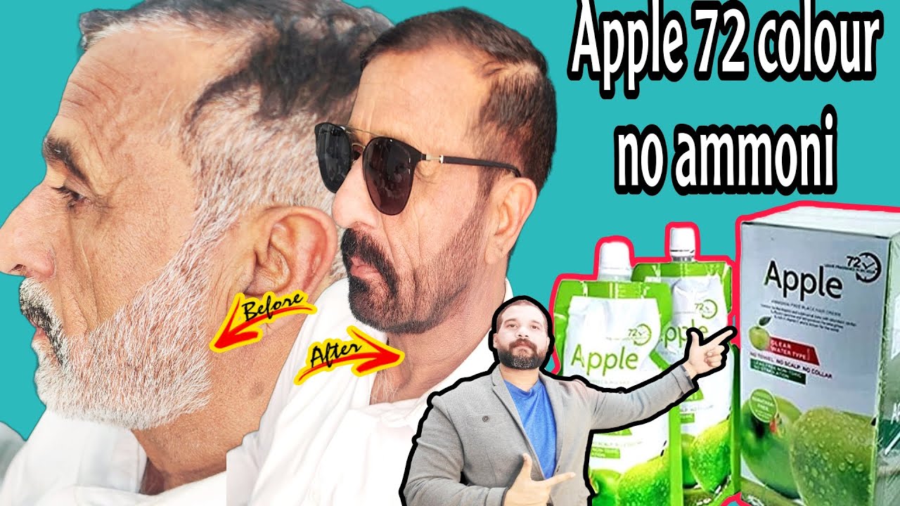 Apple No ammonia black cream | apple ammonia free black hair cream