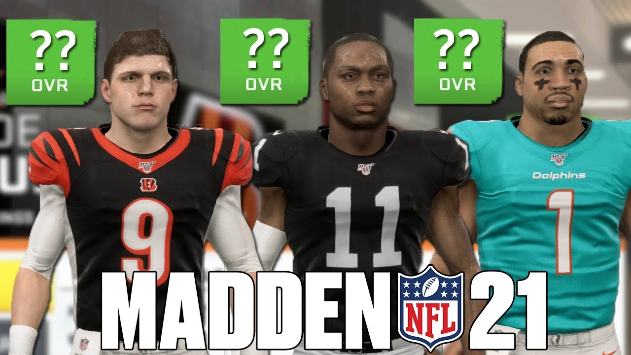 MADDEN 21 ROOKIE RATINGS REVEALED! *NEW* ROSTER UPDATE!