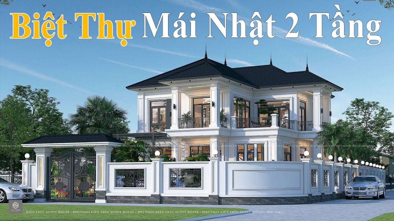 Ghé Thăm Biệt Thự Mái Nhật 595m2 Tại Thái Bình