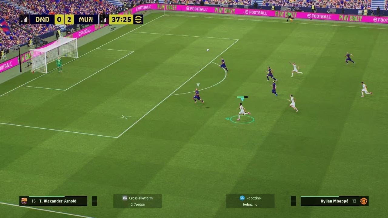 Barcelona can't stop magnificent Mbappe PES 26 online challenge
