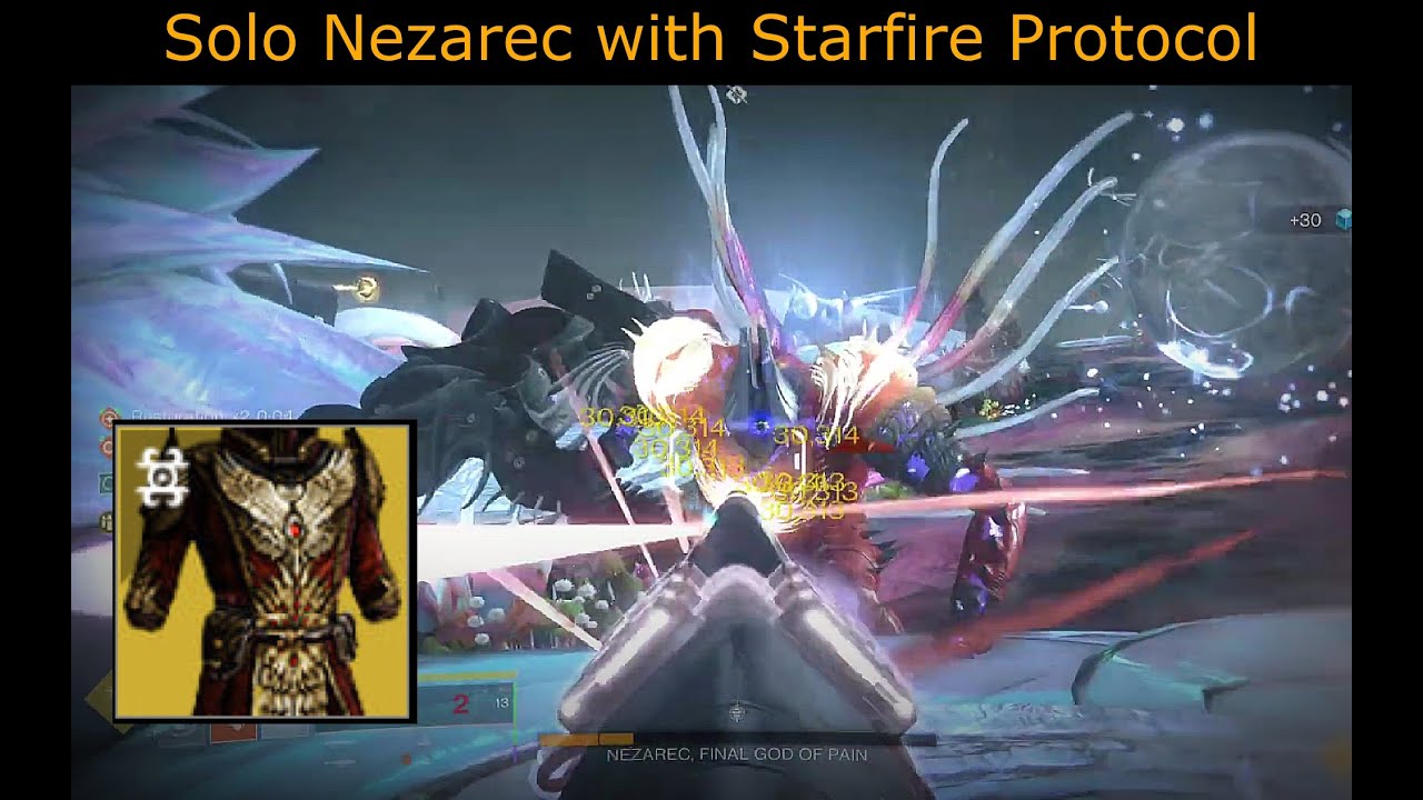Solo Nezarec on Solar Warlock (Starfire Protocol) in Season of the Witch: Destiny 2