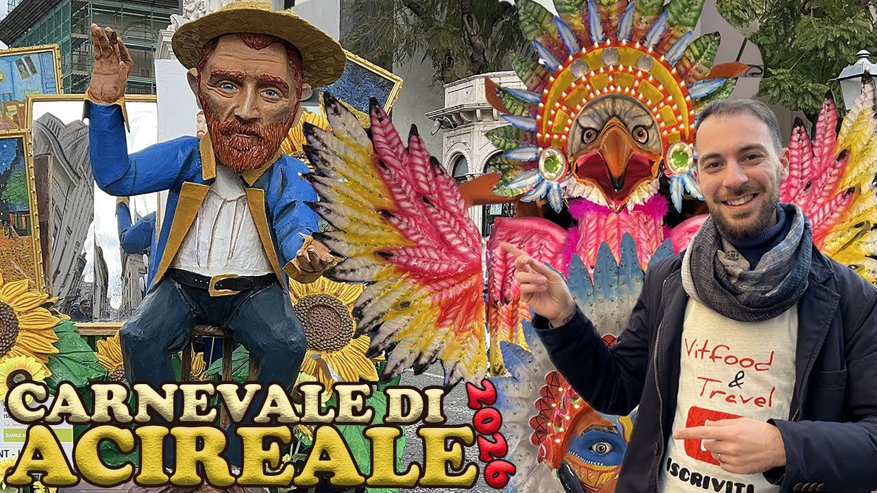 CARNEVALE DI ACIREALE 2026 - le MASCHERE ISOLATE