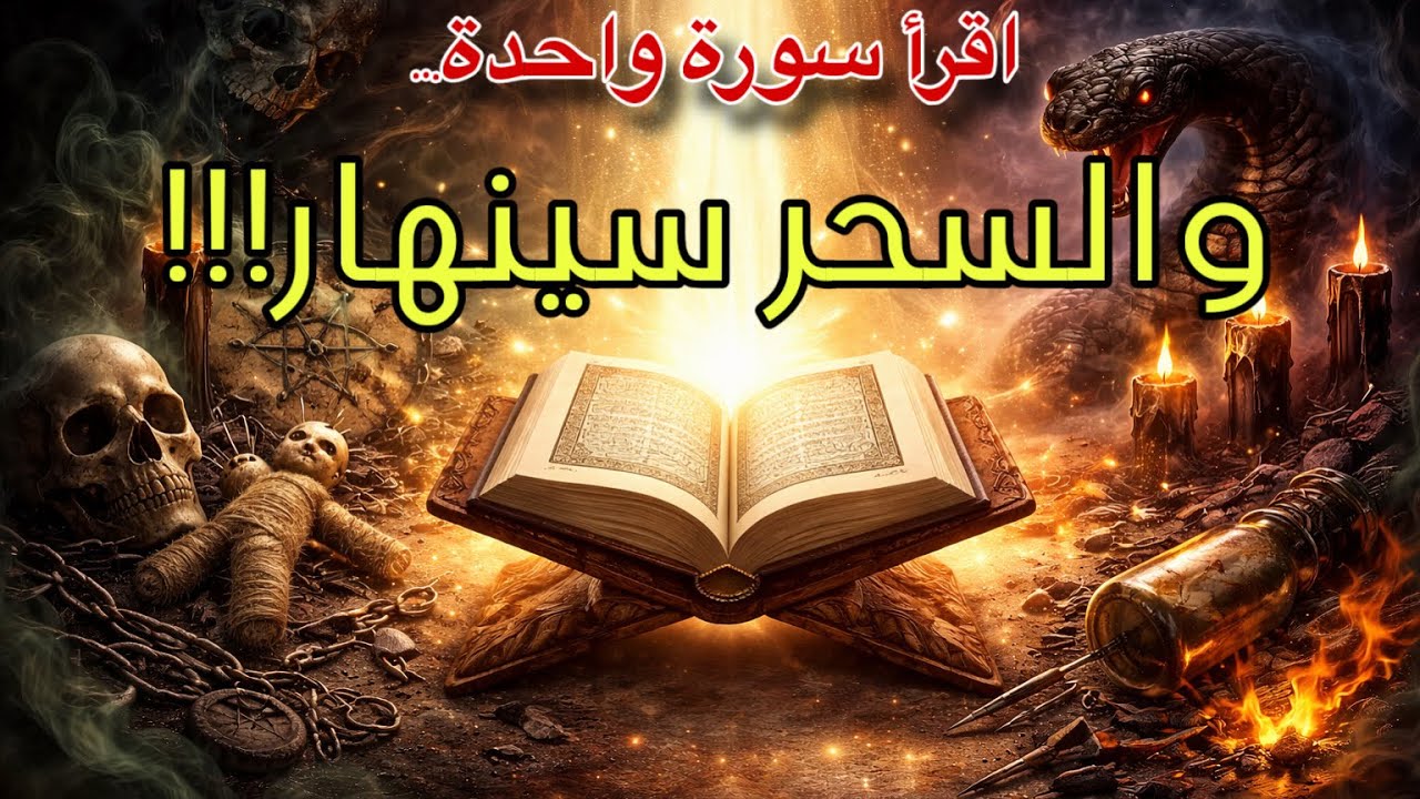 فك الربط والسحر الأسود بسورة واحدة فقط
