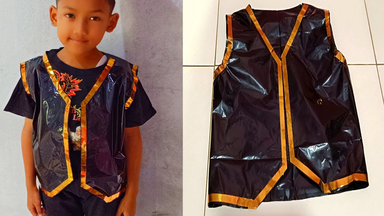 cara membuat kostum karnaval cowok dari plastik kresek - kostum karnaval dari plastik