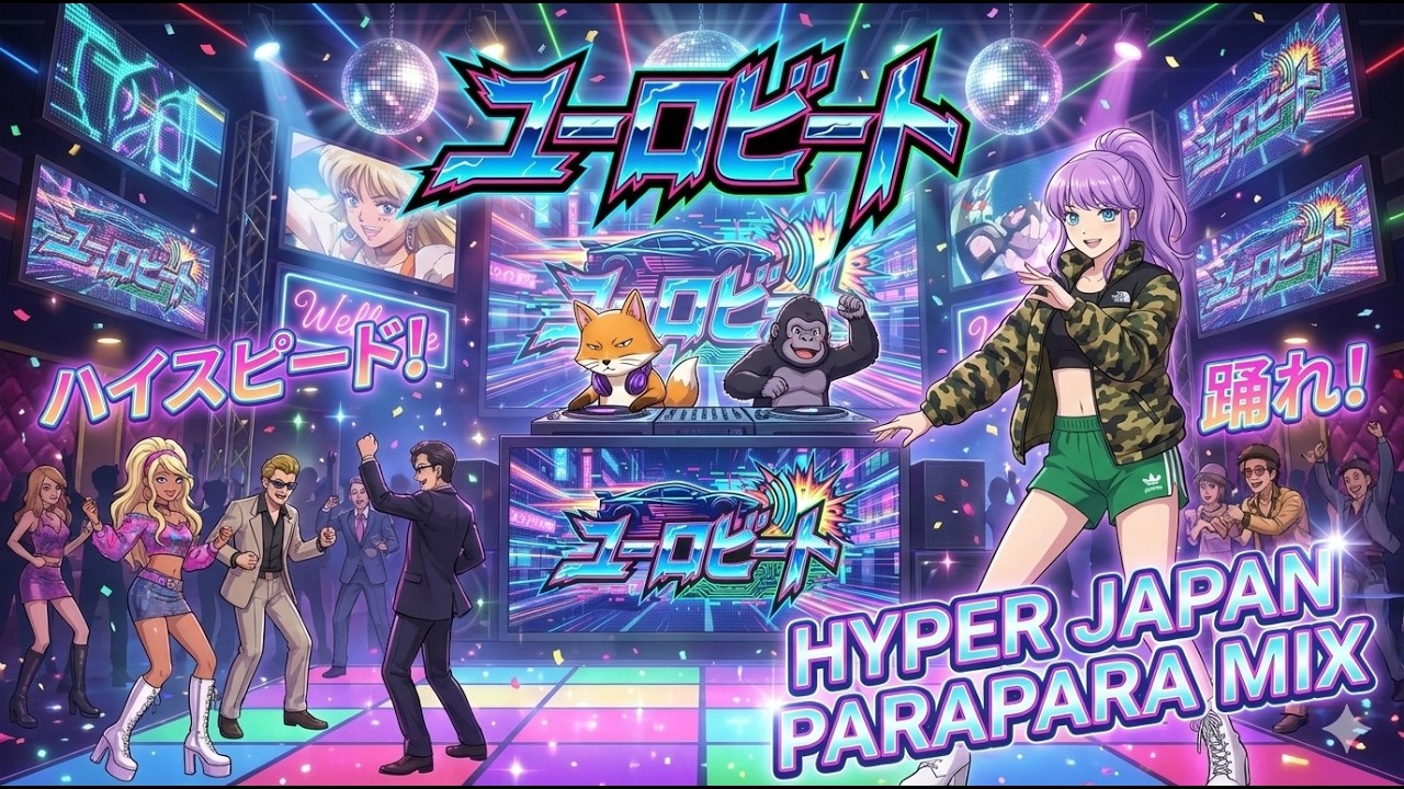 【ユーロビート】EUROBEAT DJ Kenichi Hyper Japan ParaPara Mix【パラパラ】