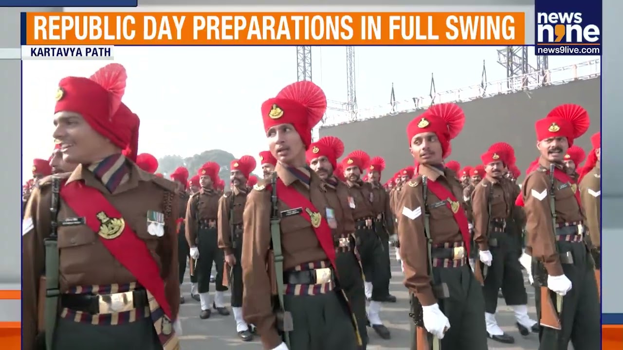 Republic Day Parade Rehearsals Begin On Kartavya Path Ahead Of January 26 Celebrations | News9