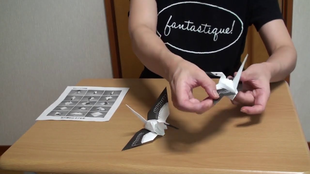 【DIY】折り紙でコウノトリを折ってみた❤結構、簡単でしたwww