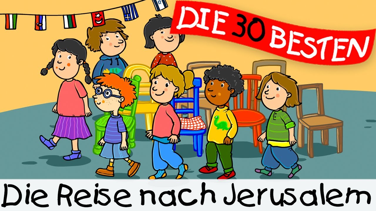 🏞️ Die Reise nach Jerusalem || Kinderlieder zum Mitsingen und Bewegen