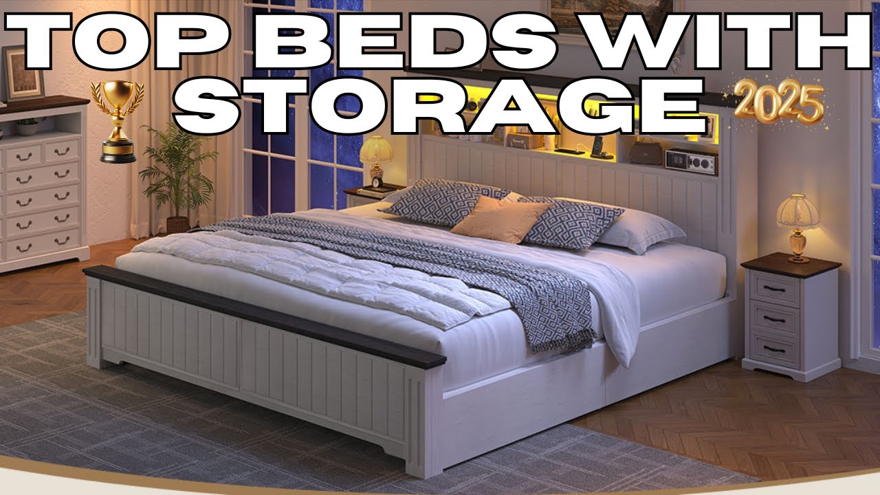The Most Beautiful Beds With Storage You&rsquo;ll See in 2025
