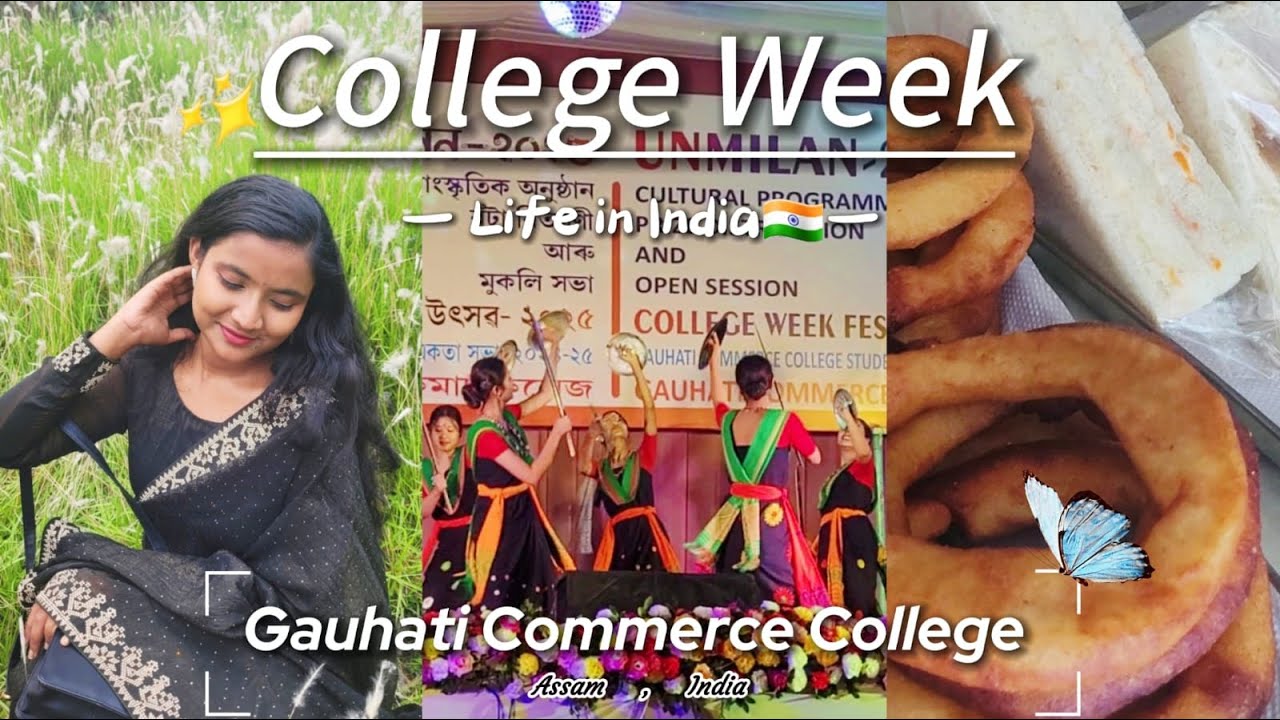 My College Week days at Gauhati Commerce College ❣️| Northeast, India | Aesthetic vlog ✨