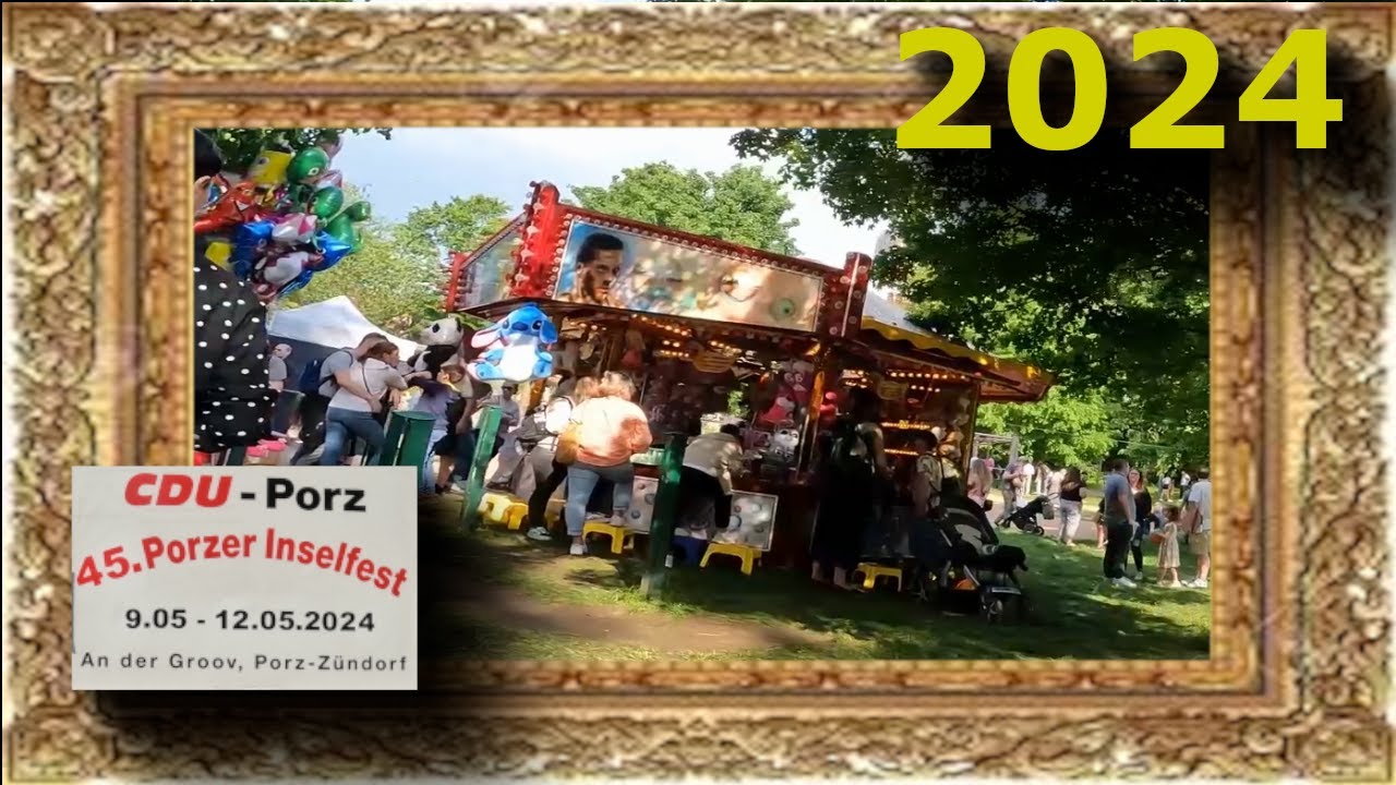 Rundgang über die Kirmes | 45. Porzer Inselfest | Köln | 9. Mai 2024