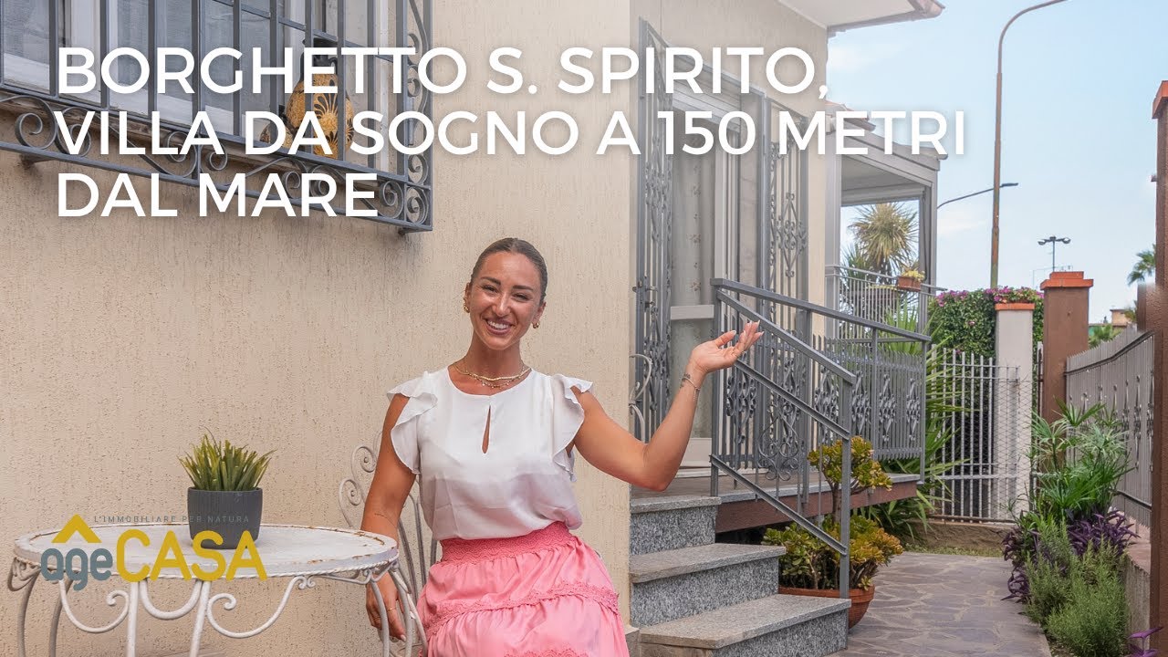 Villa da sogno a 150 metri dal mare #casainvendita #borghettosantospirito #loano #hometour