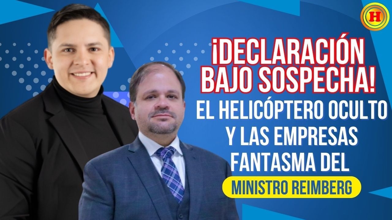 ¿DE DÓNDE SACÓ EL HELICÓPTERO? 🚁 El turbio pasado del Ministro Reimberg