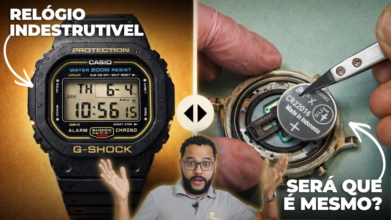 G-Shock n&atilde;o precisa de manuten&ccedil;&atilde;o? Veja o que ningu&eacute;m te explica