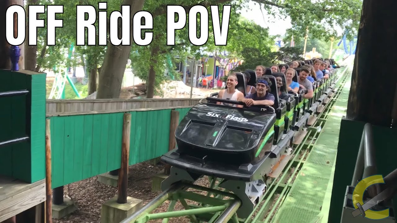 Mindbender (Original Trains) (4K OFF Ride POV)- Six Flags Over Georgia, Atlanta, GA