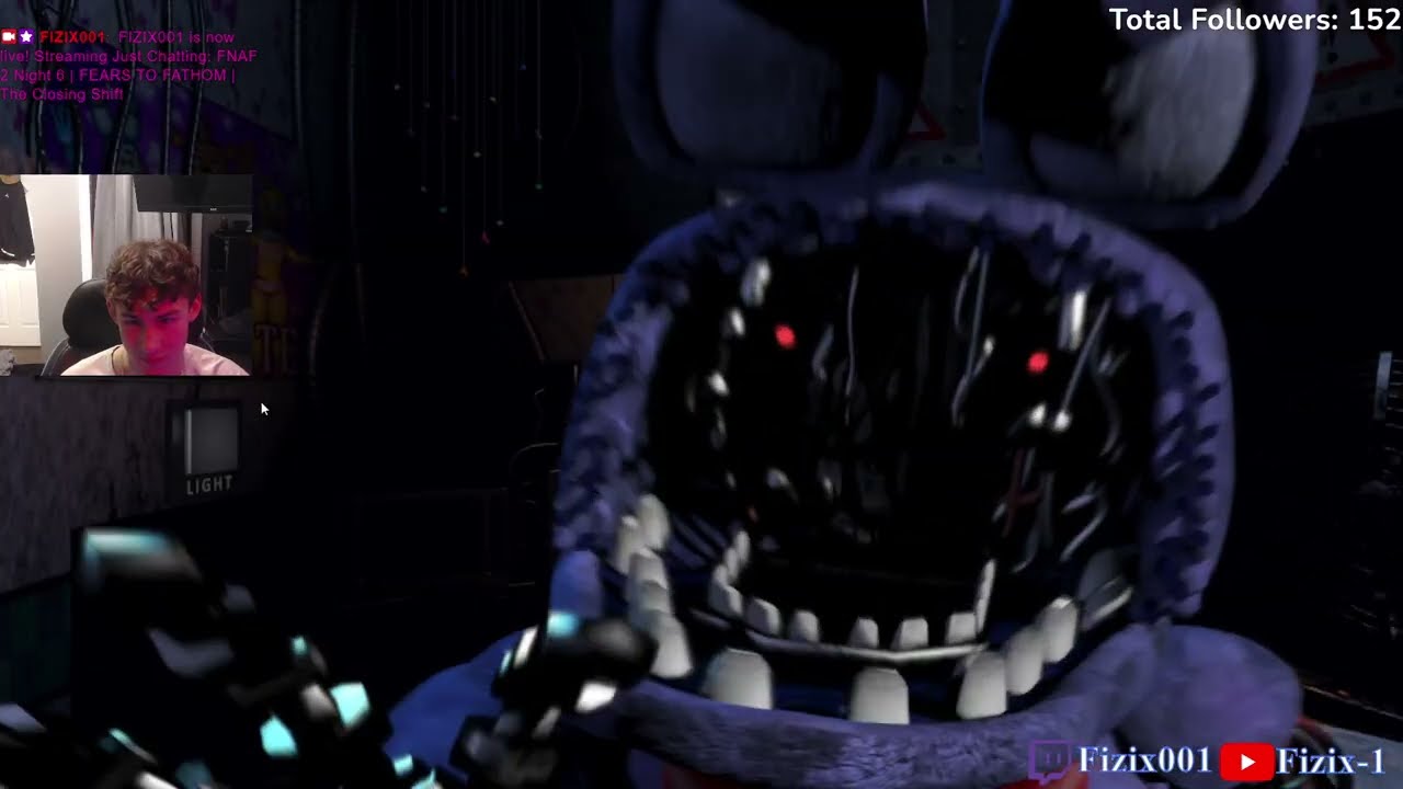 FNAF 2 Night 6 & FEARS TO FATHOM FULL STREAM