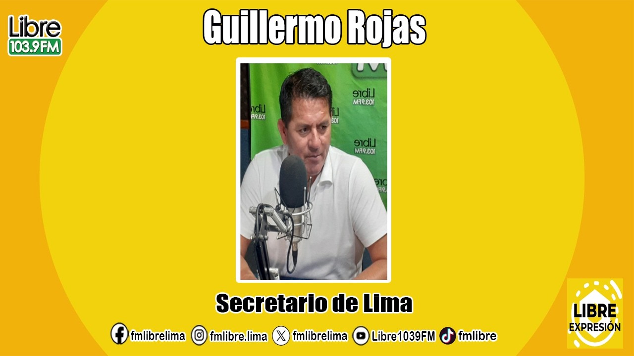 Dialogamos con el Secretario de Lima Guillermo Rojas,