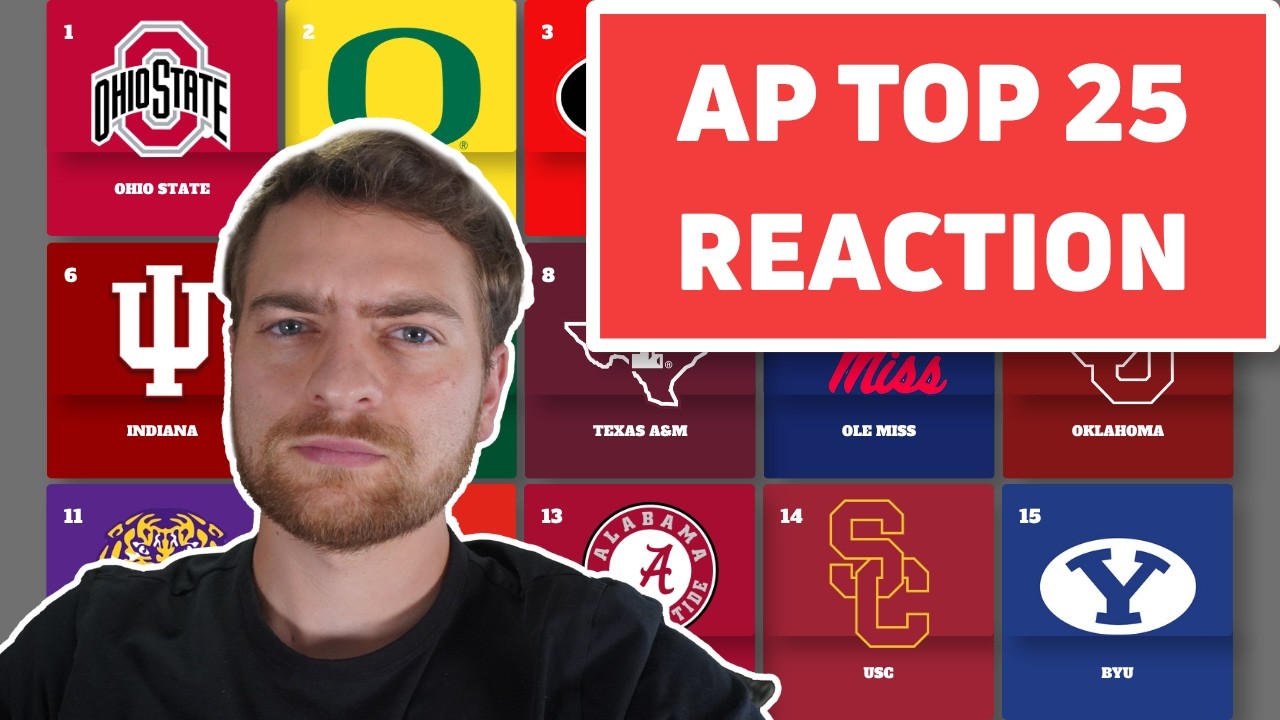 Preseason AP Poll Top 25 Reaction