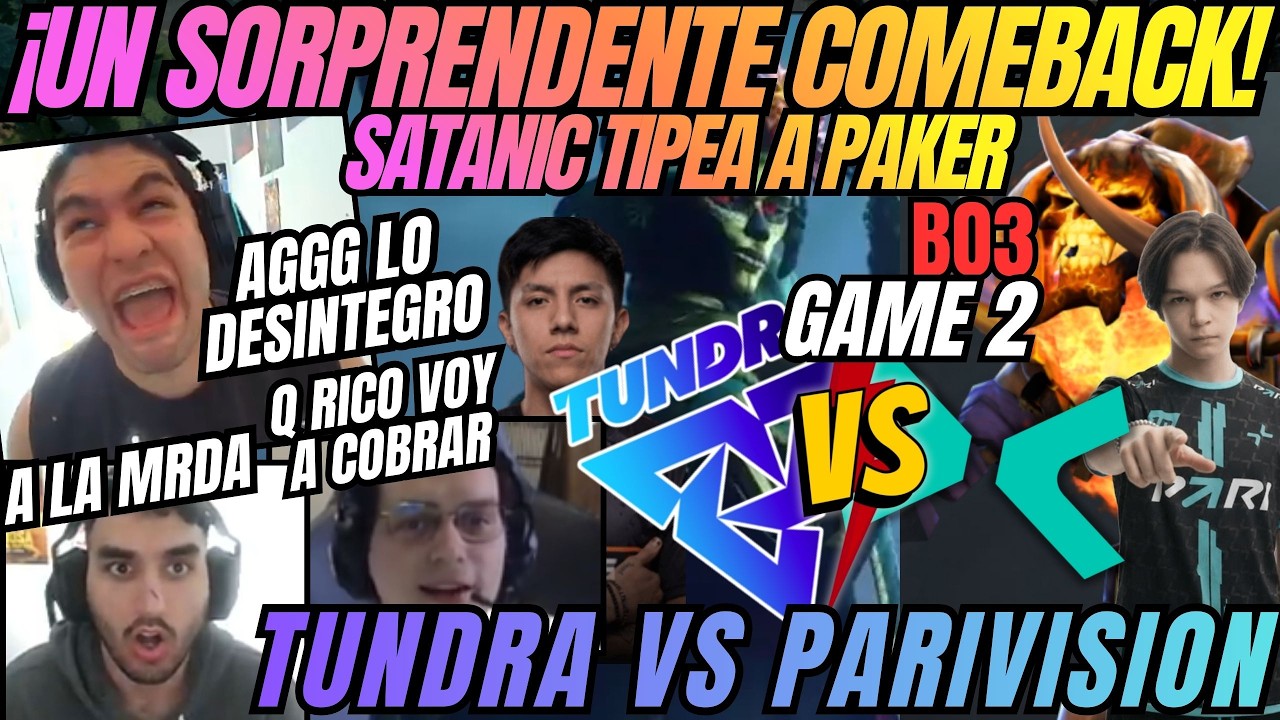 ¡UN SORPRENDENTE COMBEBACK! - TUNDRA VS PARIVISION -GAME 2- B03 - DIA 4 - PGL WALLACHIA S7 - DOTA 2
