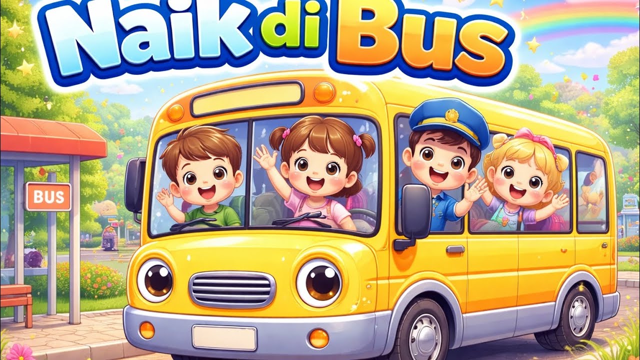 Naik di Bus Ceria 🚌 | Lagu Anak Seru Keliling Kota