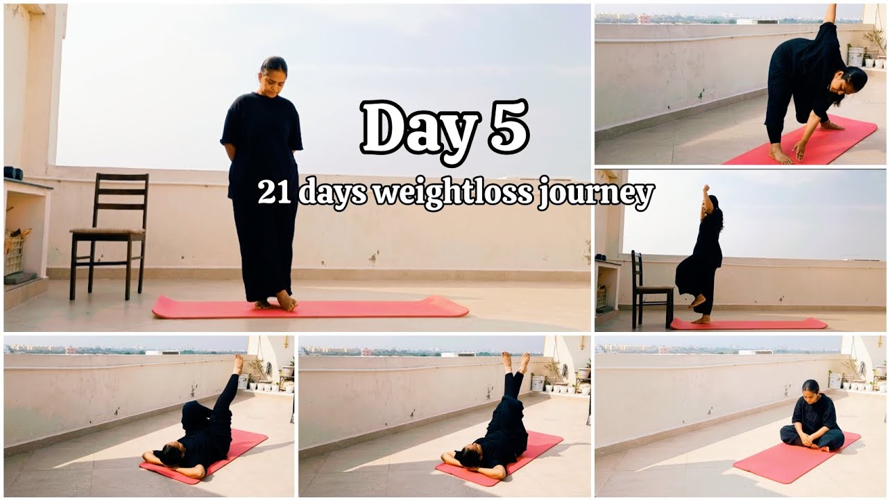 Day 5 | 21 days weightloss journey🧘🏻‍♀️| Real Life Routine💪| Honest efforts & Results @Ashalalokam 