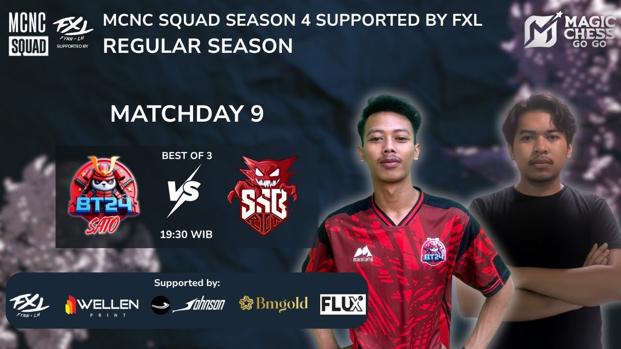 LIVE : MCNC SQUAD S4 SUPPORTED BY FXL | REGULER | BT24 SATO VS 7SSB RIOT