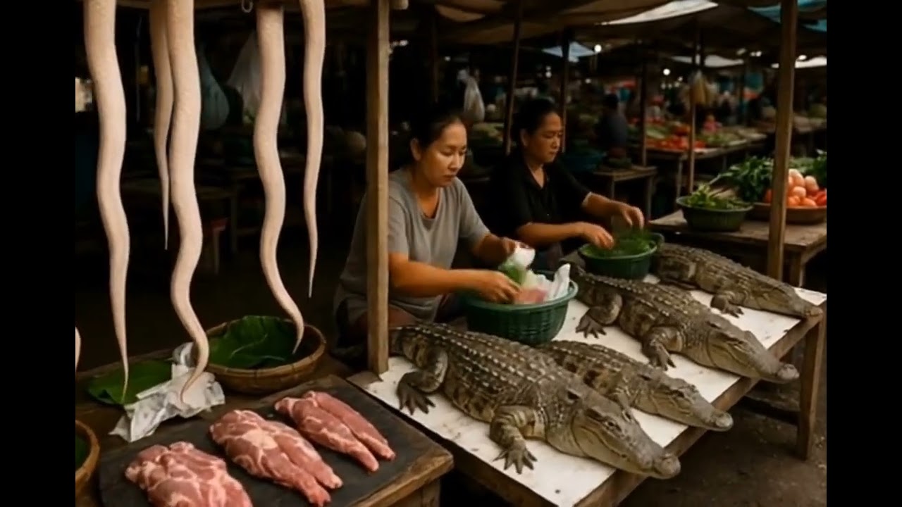 Inside the Exotic Meat Market Rare Animals & Traditional Trade #shorts #viral #shortfeed 