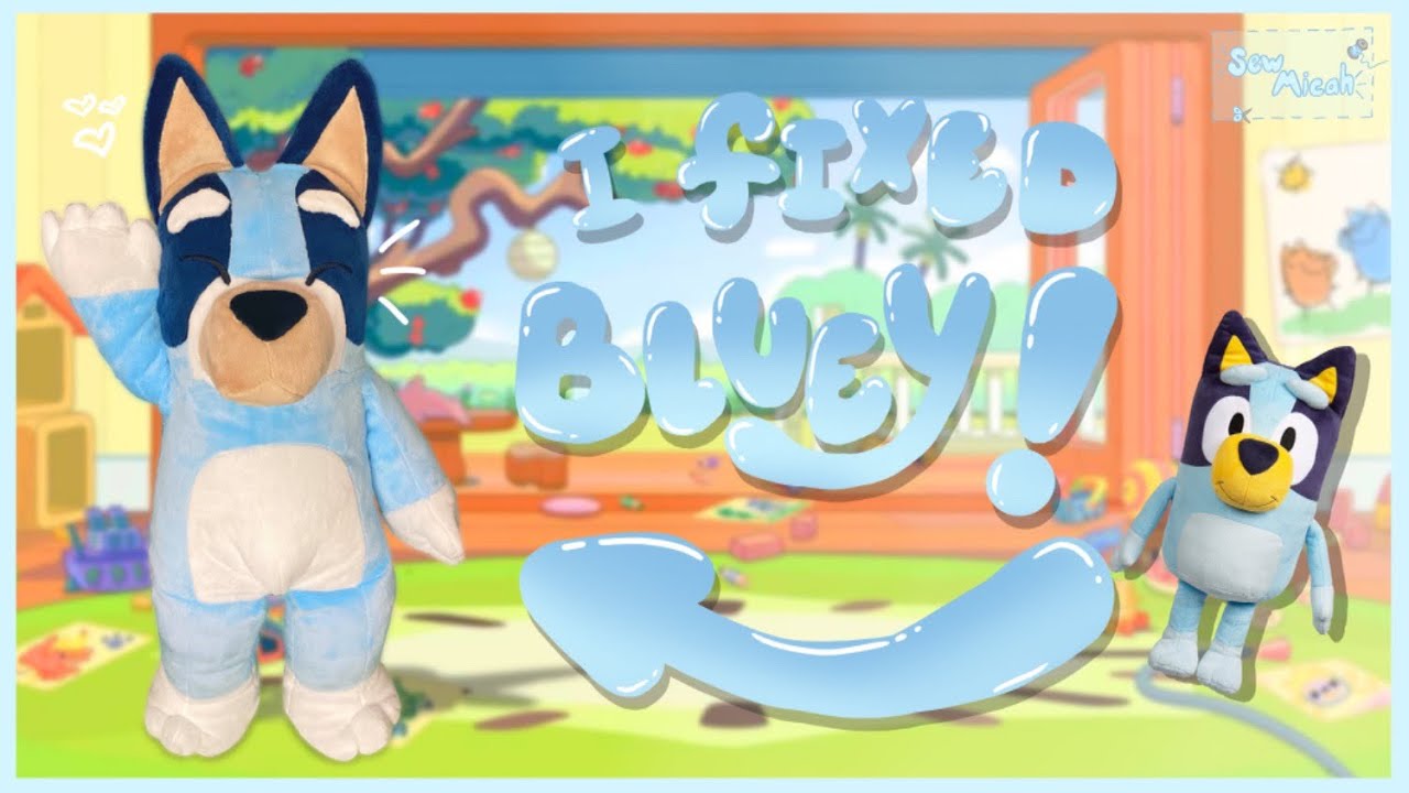 Make a plushie with me!| 💙Bluey Heeler from Bluey!💙
