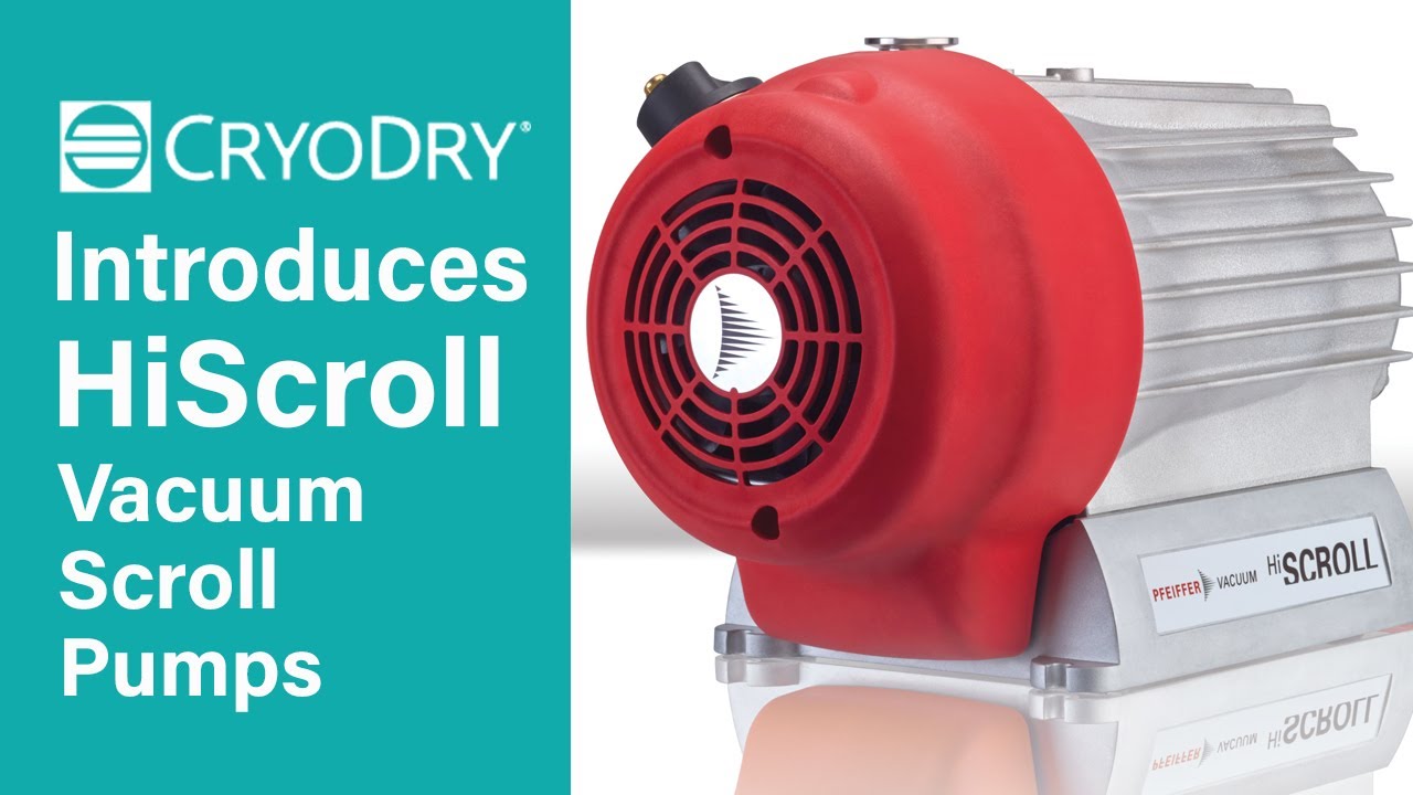 HiScroll Vacuum Scroll Pumps for CryoDry Freeze Dryers