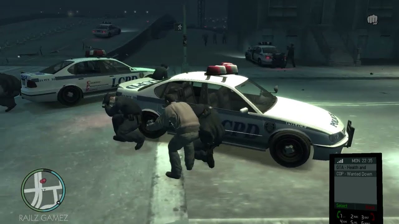 GTA IV - Police VS Gang Shootout Part 4