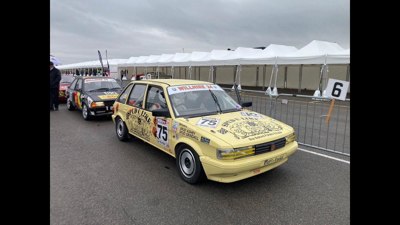 SAM ASHBY AND TOMMY BOY GRINDALL TAKE WIN AT HRDC SILVERSTONE IN SPUD U LIKE MAESTRO -MOTO BUILD