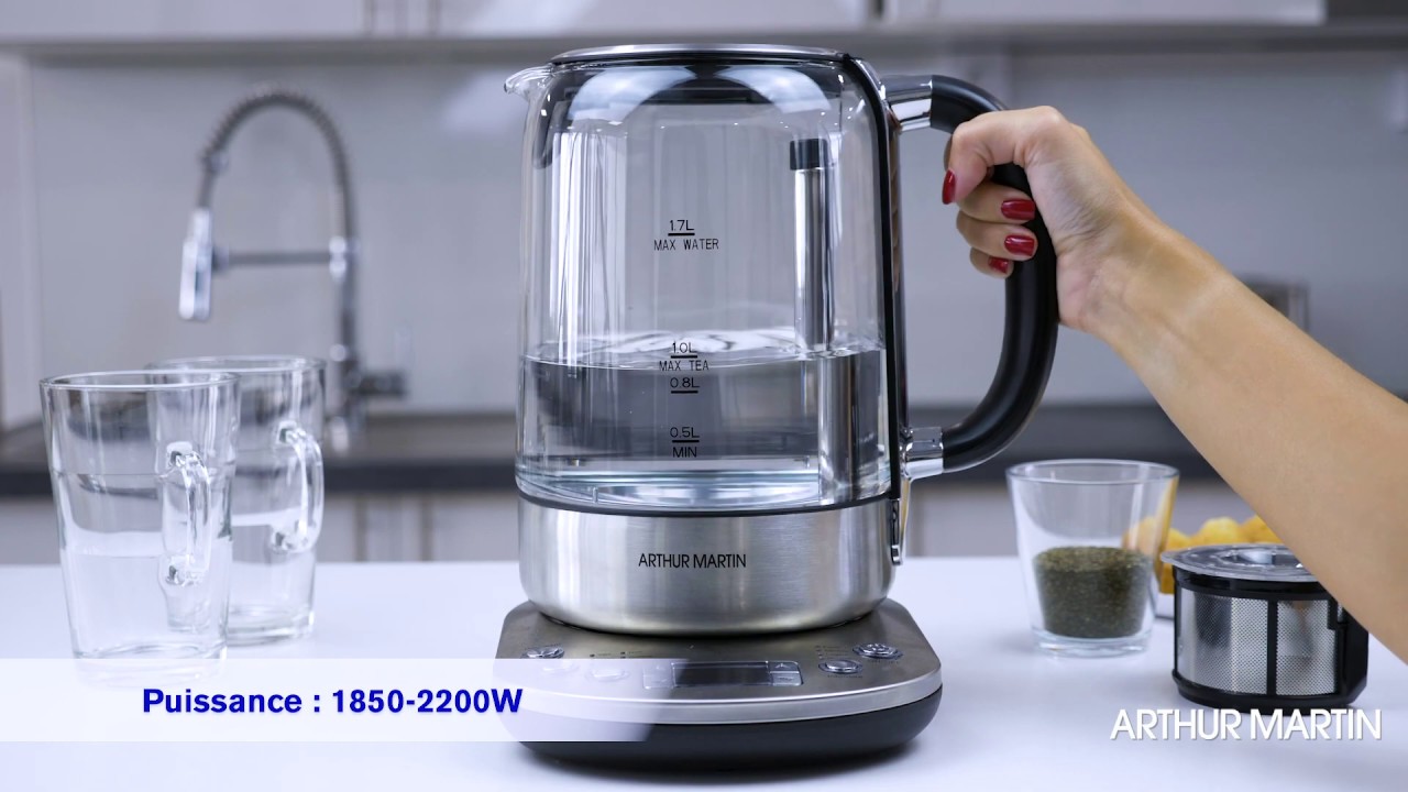 Bouilloire Th&eacute;i&egrave;re Automatique et Programmable Arthur Martin&reg; chez Trend corner