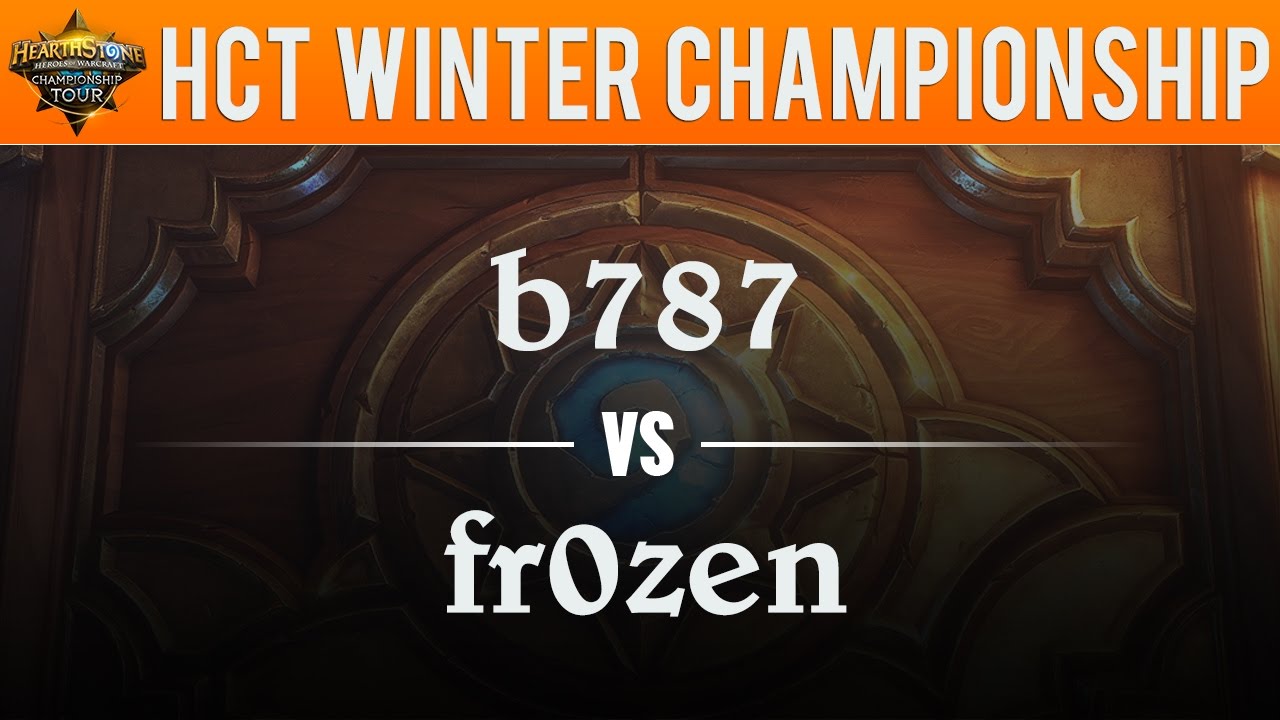 b787 vs fr0zen - HCT Winter Championship 2017:  Group A