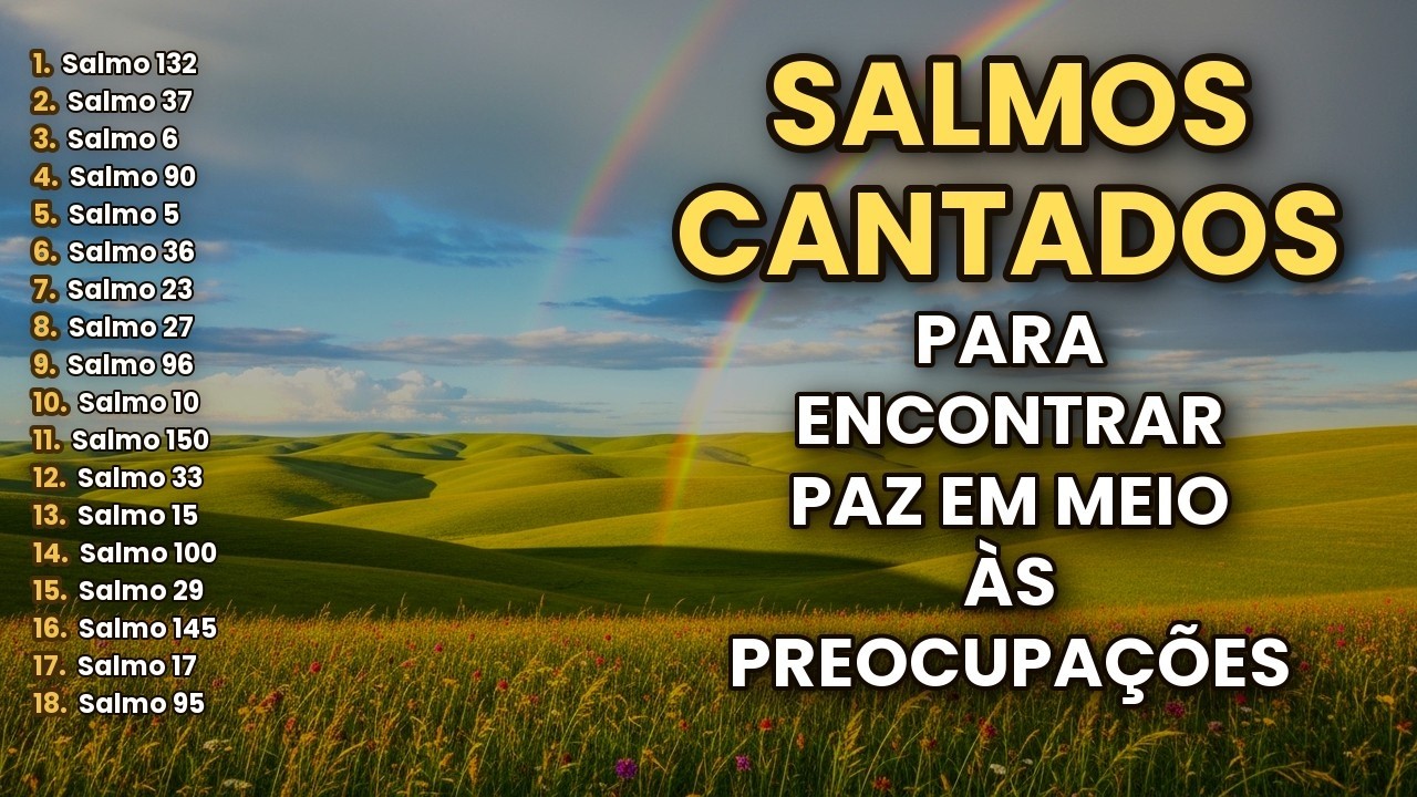 🙏 Salmos Cantados Para Fortalecer Sua Fé em Dias Difíceis | Bíblia em Louvor