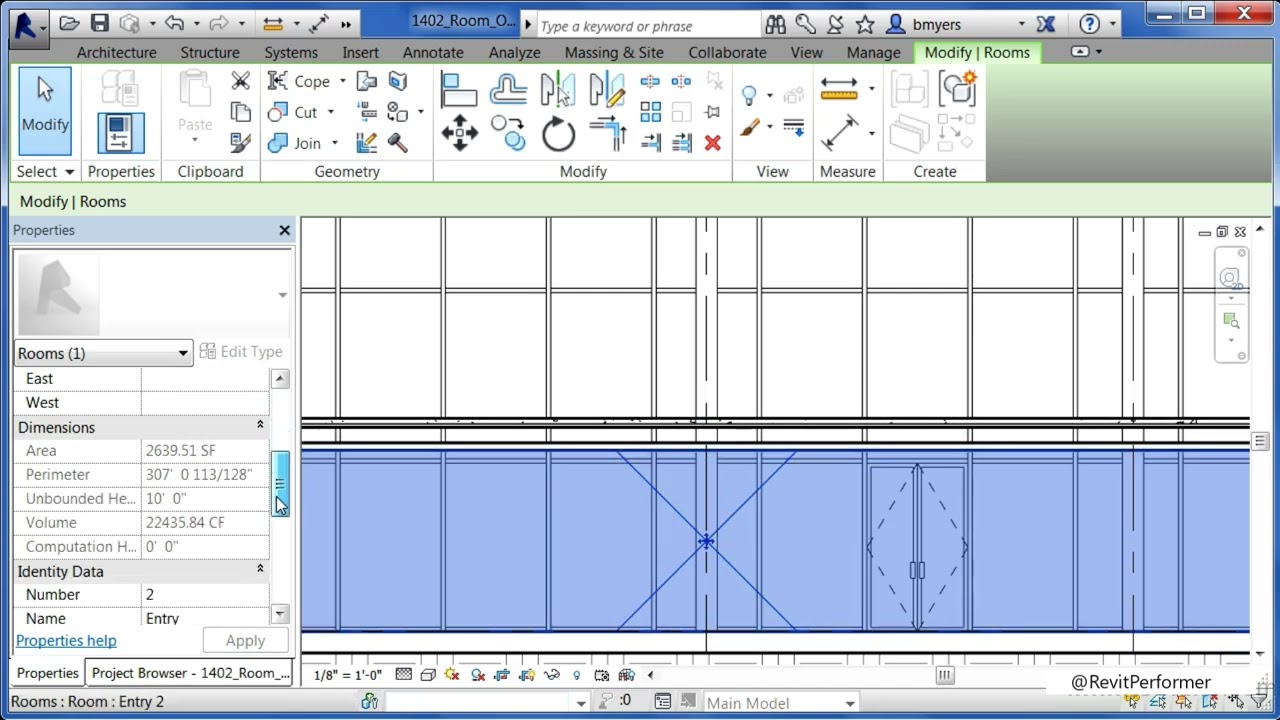 Revit Architecture: Works with Rooms and Casework_ Rooms_Casework.