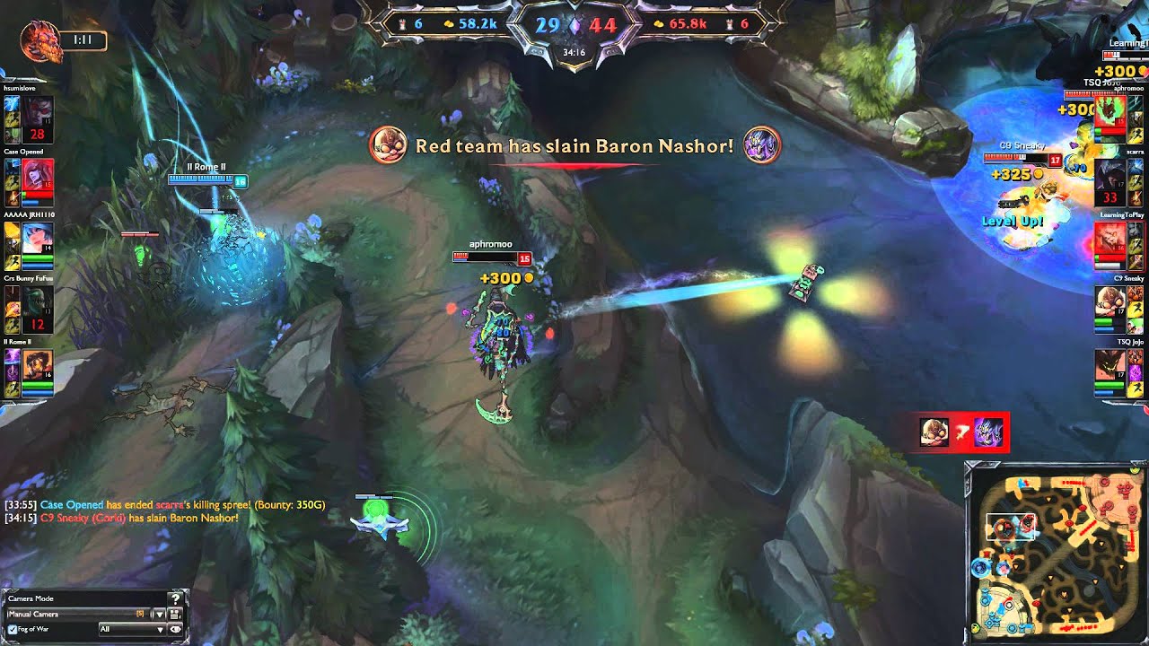 Aphromoo with the godlike Thresh lantern