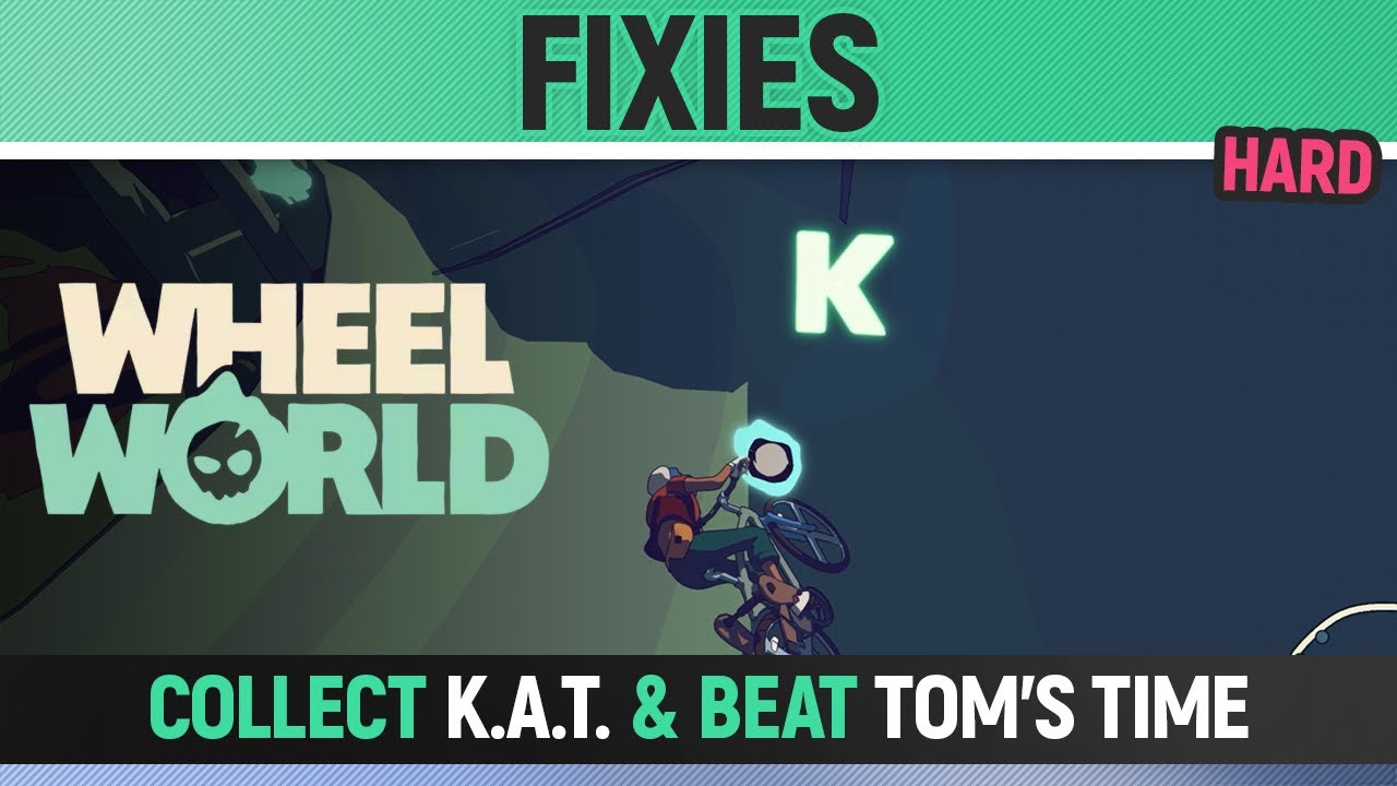 Wheel World - Fixies - Hard Race - Collect K.A.T. and Beat Tom's Time
