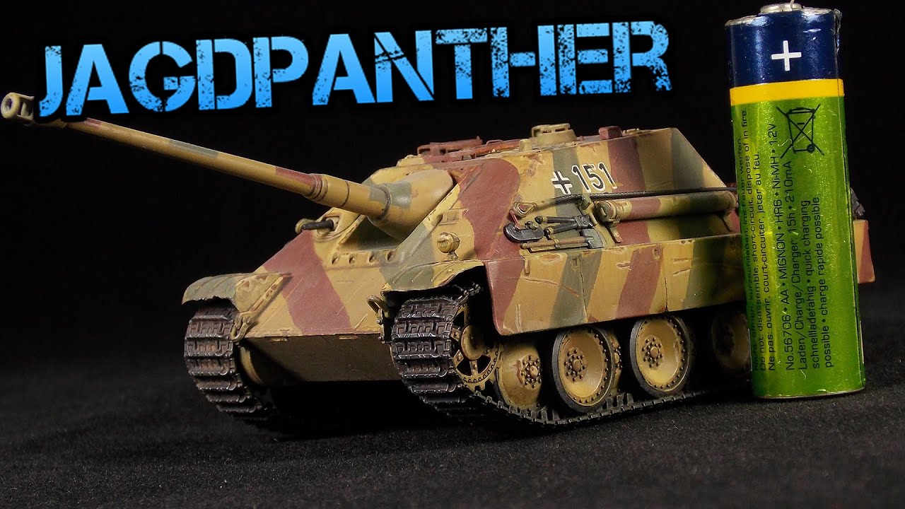1/72 Sd.Kfz 173 Jagdpanther - Zvezda - scale model tank build