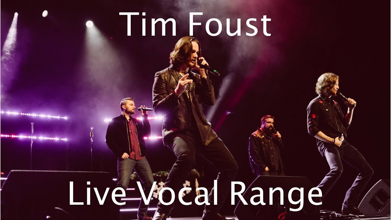 Tim Foust Live Vocal Range  (C♯1-A5)