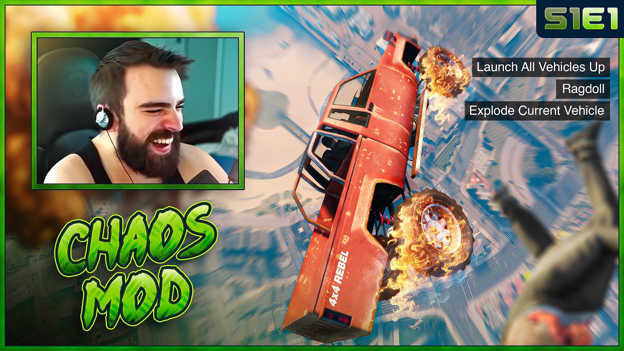GTA V Chaos Mod! #1 - Everything Is Possible (Random Effect Every 30 Seconds) - S01E01