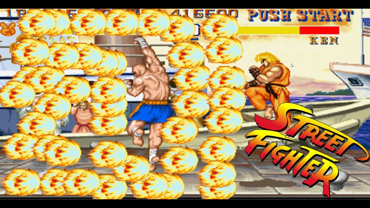Sagat Street Fighter 2 Classic | Удар тигра апперкотом