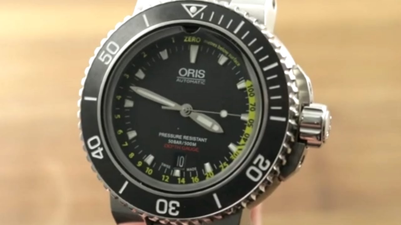 Oris Aquis Depth Gauge 01 733 7675 4154 Oris Watch Review