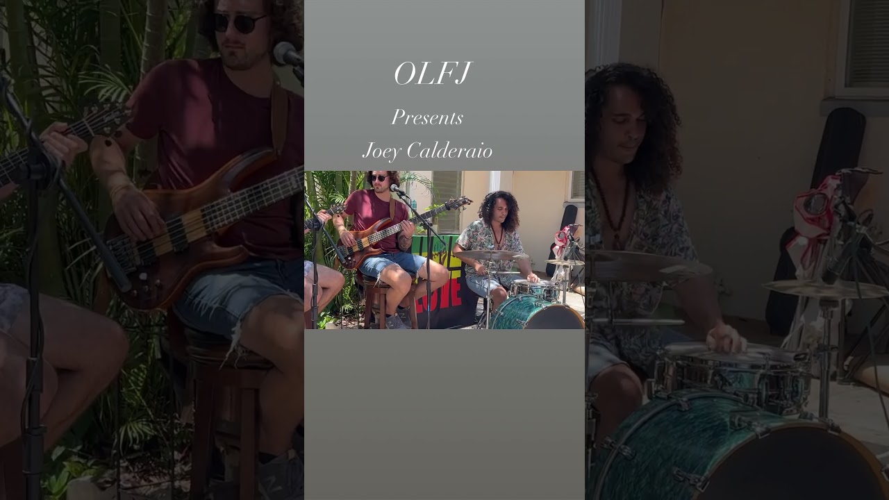 Joey Calderaio teaser video from his session at @OLFJ #music #reggaemusic #daytona