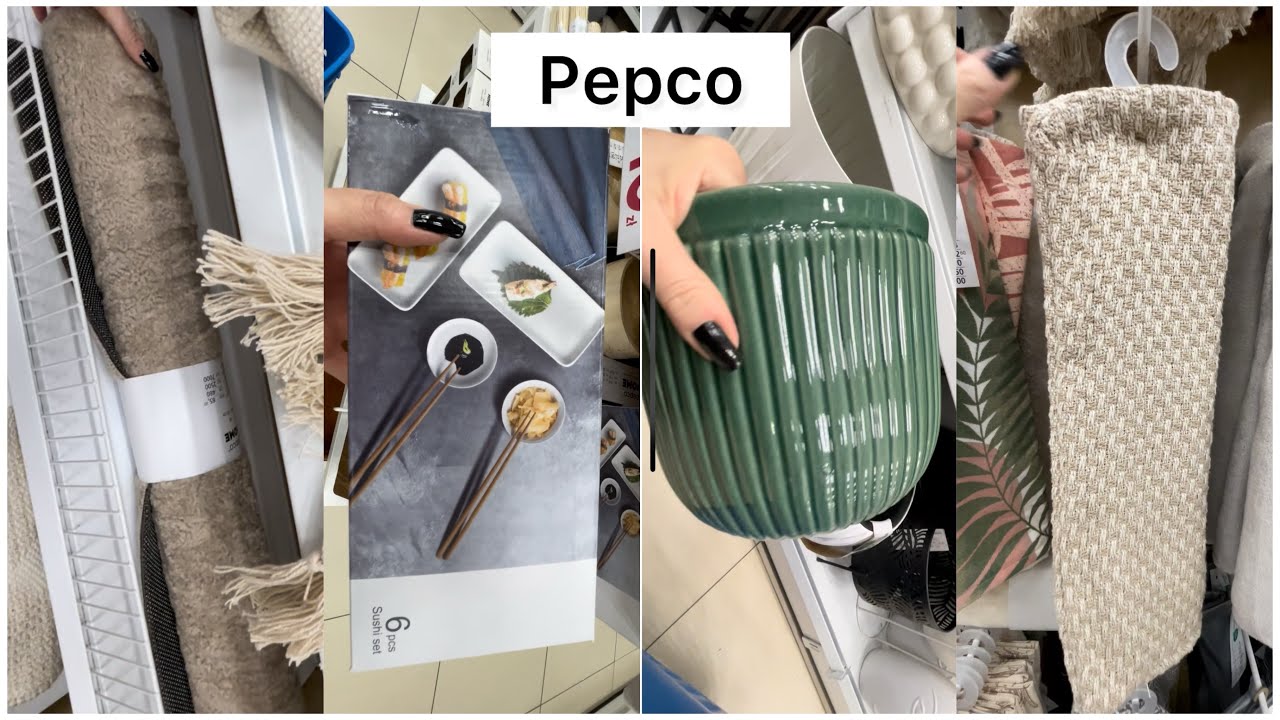 PEPCO📍NOWY ZESTAW DO SUSHI📍OSŁONKI📍CHODNIKI📍OBRUS📍PODKŁADKI📍KUBEK I INNE