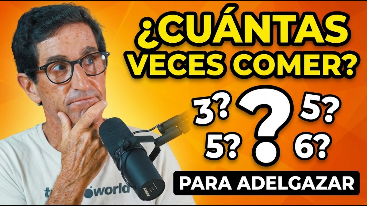 ¿Cuántas veces hay que COMER para adelgazar? (La respuesta definitiva)