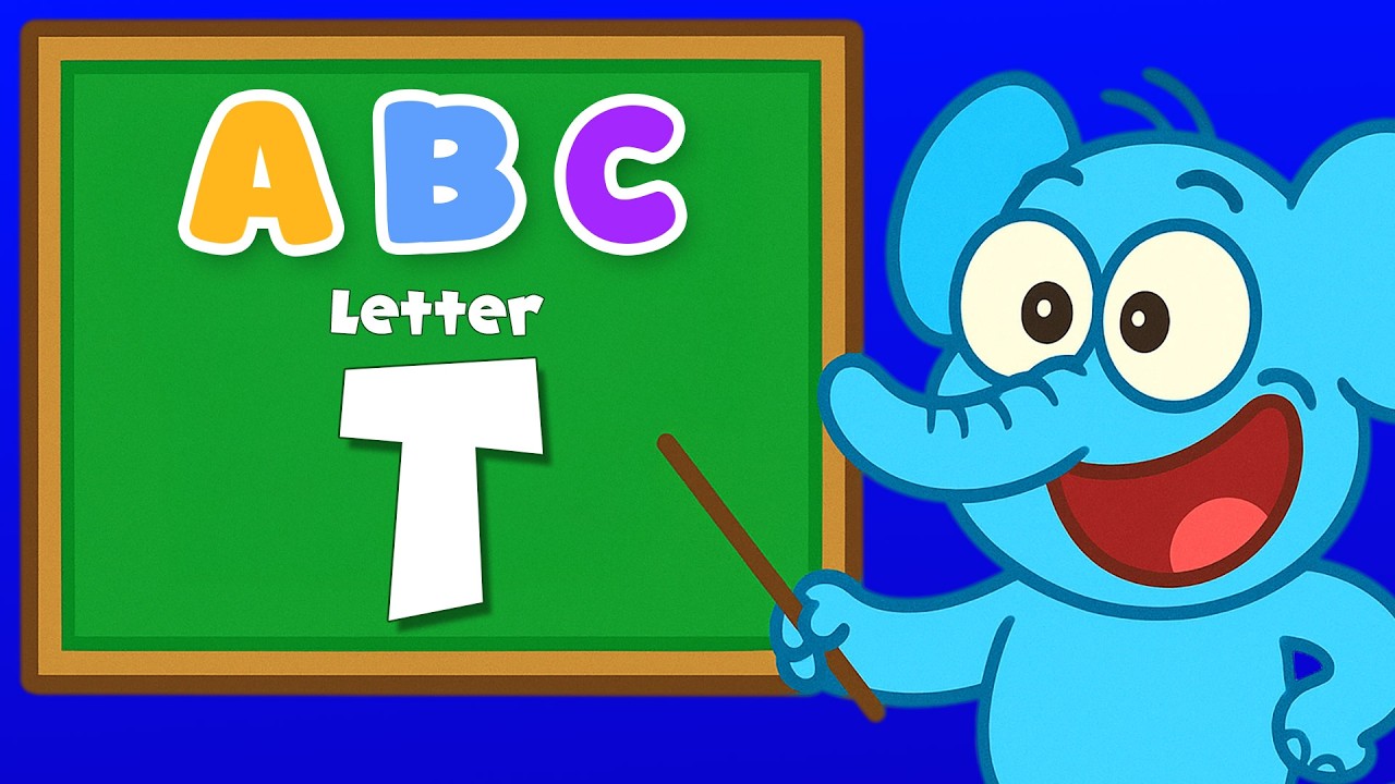 Простой английский для детей - Буква Т – Изучение алфавита - ABC - Мультфильм