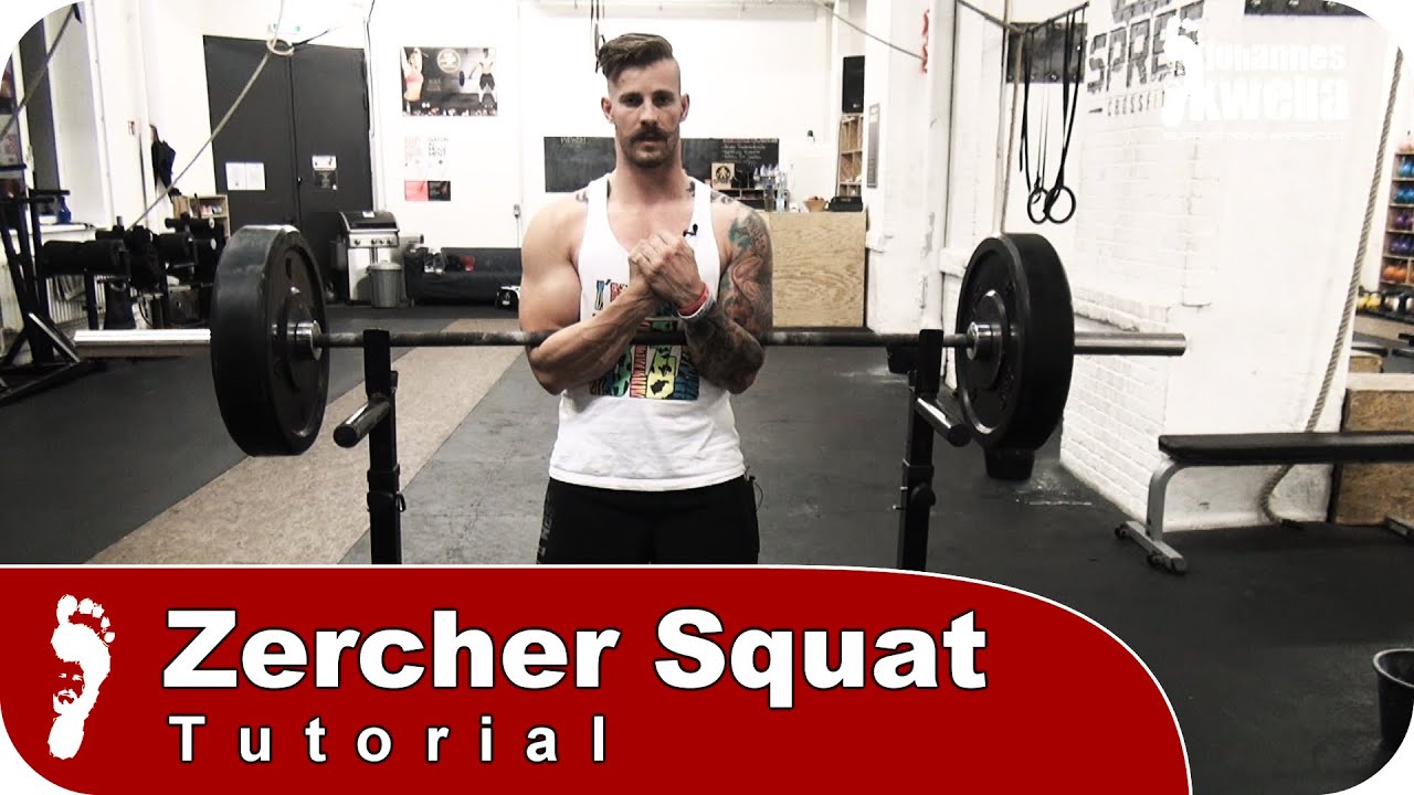 Zercher Squat (Kniebeuge) | Tutorial zur richtigen Technik
