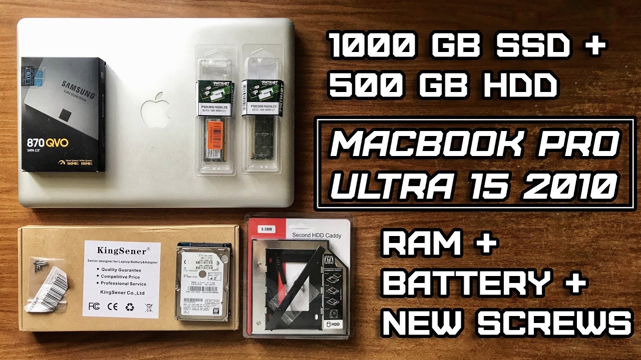 Апгрейд MacBook Pro 15 Mid 2010 в 2021 году