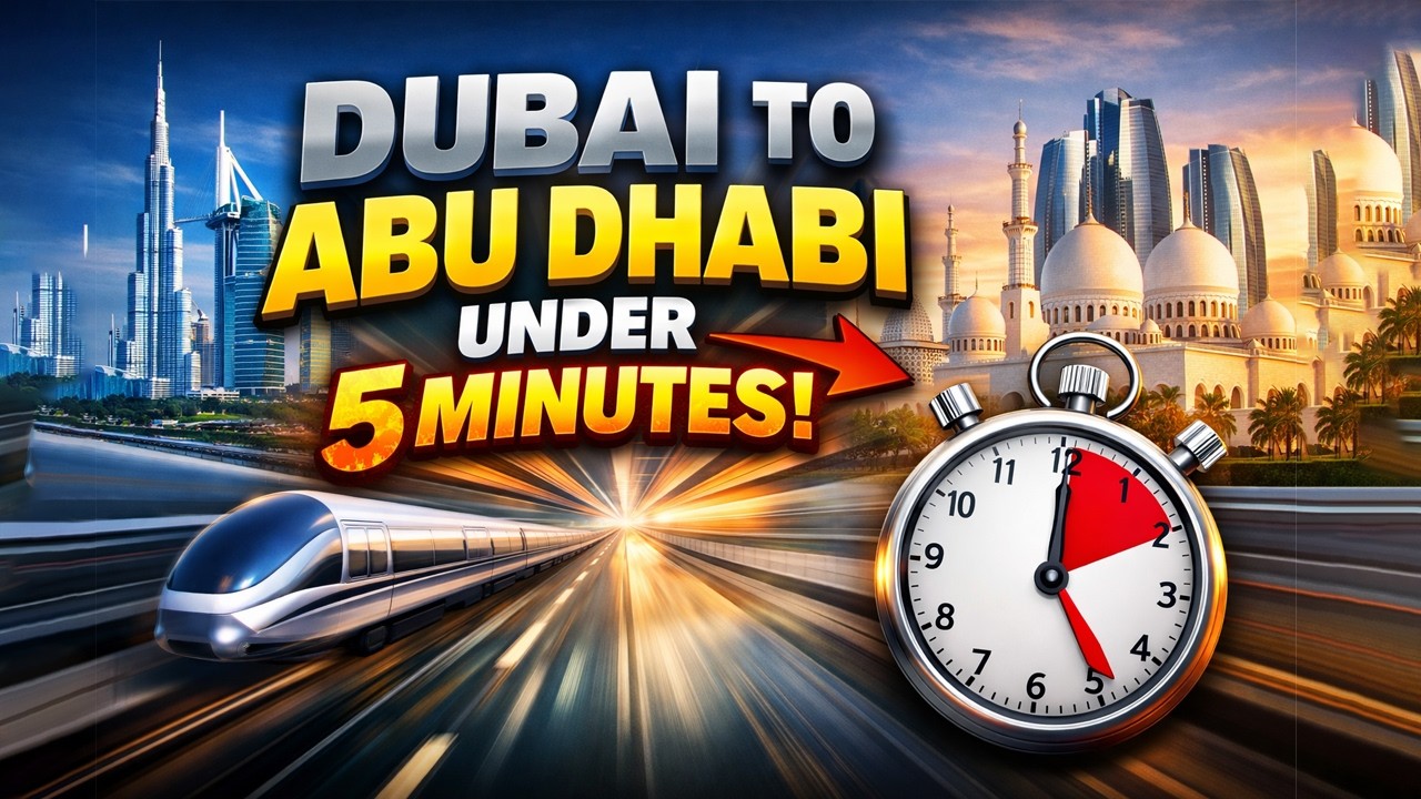 Dubai to Abu Dhabi under 5 minutes