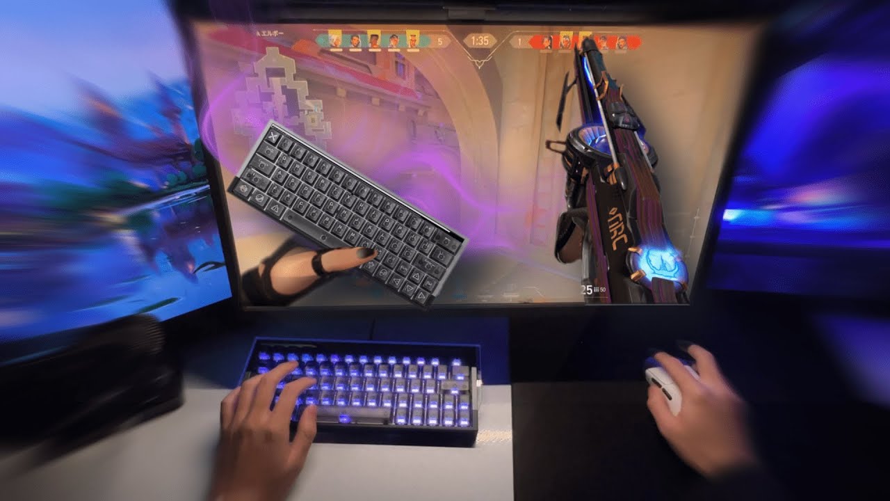 Where design meets speed＋ VALORANT POV ASMR　drunkdeer x60 Future HE